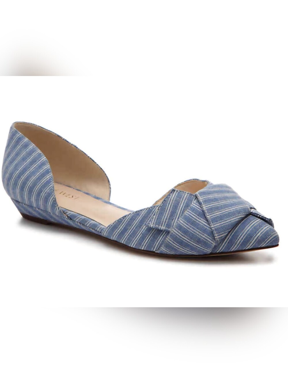 Nine West Striped D'Orsay Flats